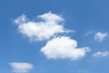 beautiful blue sky with clouds background