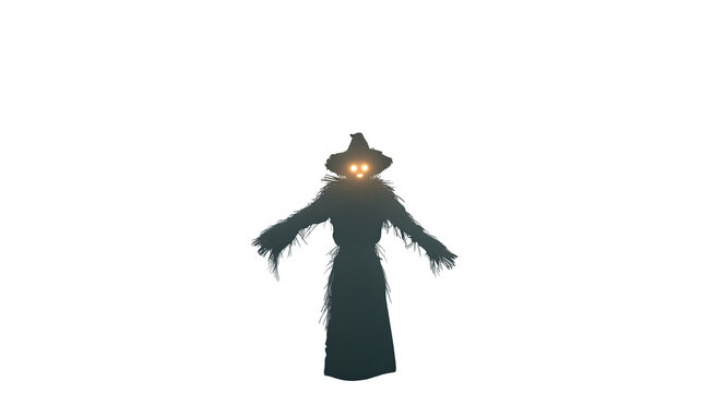 Spectral Figure, isolated on transparent background - Powered by Adobe
