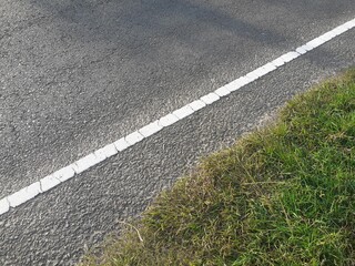Fototapeta premium Expressway edge in rural Asia
