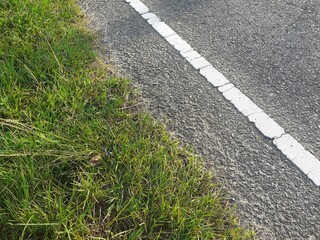 Obraz premium Expressway edge in rural Asia