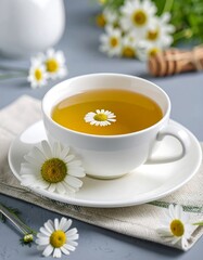 Chamomile tea, warm drink