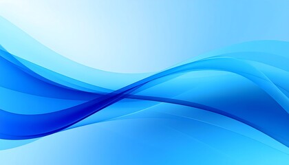 Fototapeta premium Abstract blue wave design