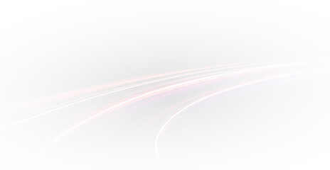 Dynamic curved light waves and colorful trail spark effect — high-resolution PNG artwork for print and screen
