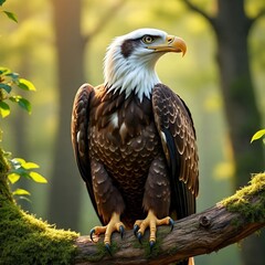 Fototapeta premium american bald 