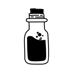 witch's magic potion bottle icon