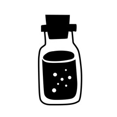 witch's magic potion bottle icon