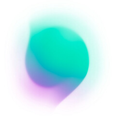 Modern Abstract Graphic With A Vibrant Purple And Turquoise Swirl