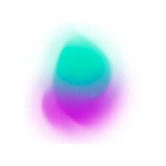 Modern Abstract Graphic With A Vibrant Purple And Turquoise Swirl