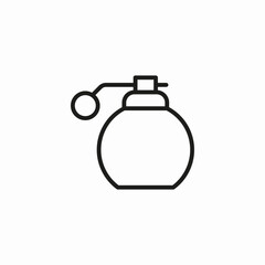 classic perfume bottle icon sign vector