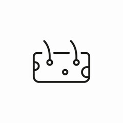 foosball game icon sign vector