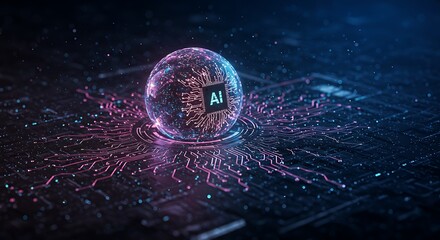 A futuristic AI cyber defense network that actively detects and neutralizes digital threats in real-time	
