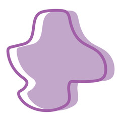 Blob With Line