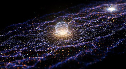 A futuristic AI cyber defense network that actively detects and neutralizes digital threats in real-time	
