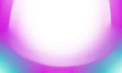 Abstract With A Vibrant Purple And Turquoise Corner