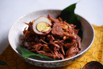 gudeg Jogja in a bowl 