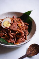 gudeg Jogja in a bowl