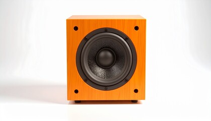 Fototapeta premium speaker isolated on white background