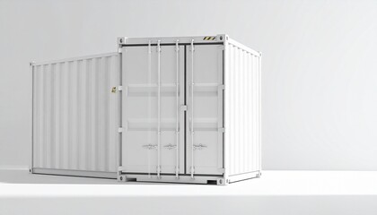 open door with a lock