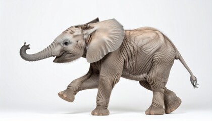elephant isolated on white