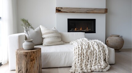 elegant comfort in a softly lit interior