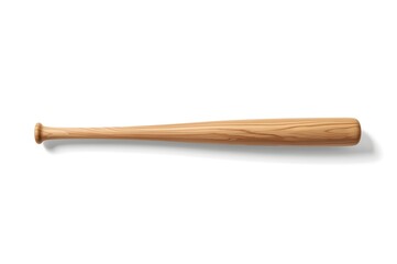 Obraz premium Baseball Bat Over White Background. Baseball bat isolated over white background
