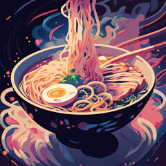 un piatto di ramen 01