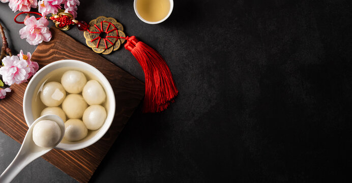 Tang Yuan(sweet dumplings balls), a traditional cuisine for Mid-autumn, Dongzhi (winter solstice ) and Chinese new year. Chinese characters FU in the article refer to fortune, wealth, money flow.