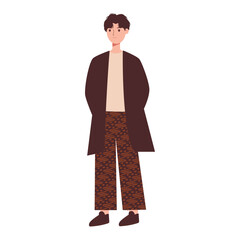 National Batik Day Celebration Illustration