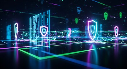 Digital Network Security Shields Protecting Data in Futuristic Cyber Cyber Cyber Cyber Cyber Cyber Cyber Cyber Cyber Cyber