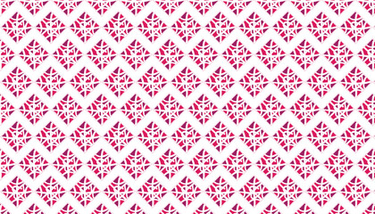 Pink and White Geometric Diamond Pattern Background