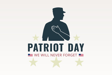 Patriot Day We Will Never Forget Design