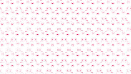 Pink Starburst Pattern on White Background vector illustration