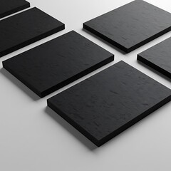 黒曜石の質感、光と影の深淵