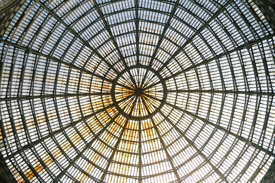 ceiling of the dome of the church