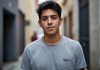 都会の片隅、静かな眼差し