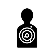 Shooting target - vector icon