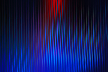 Abstract background with vertical blue and red light streaks