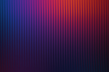 Abstract vertical lines with a gradient of blue to red and purple