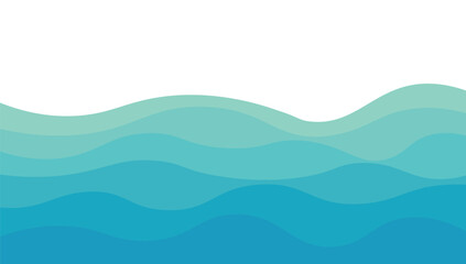 Abstract Teal Wave Pattern vector perfect for digital wallpapers, web design, posters, covers, and creative branding projects.