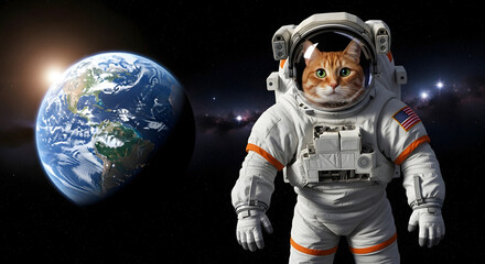 Fototapeta premium astronaut in space