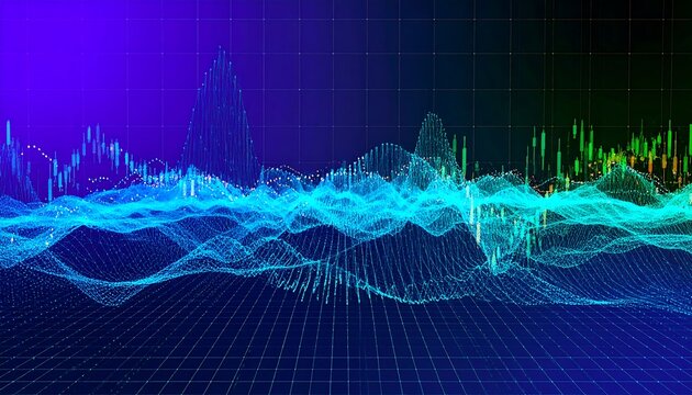 Abstract financial data visualization (1) - Powered by Adobe