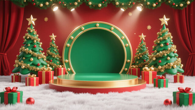 Christmas e-commerce booth