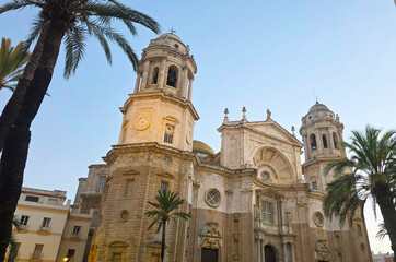 cadiz cathedral in spain, monument and architecture