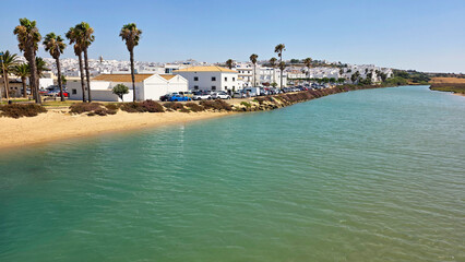 landscape of conil de la frontera in cadiz, andalusia, spain