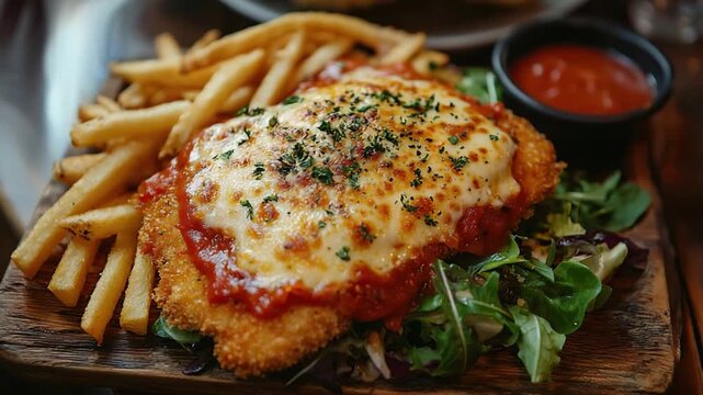 chicken parmigiana from melbourne victoria orbit video
