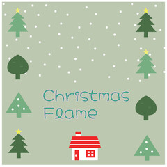 クリスマスのかわいい素材セット