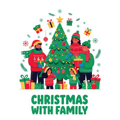 Aesthetic Merry Christmas Graphic Santa Claus