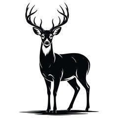 deer silhouette vector