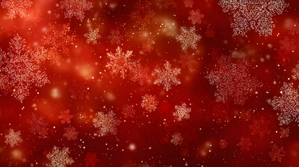 christmas background with snowflakes