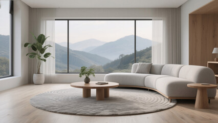 Fototapeta premium living room interior